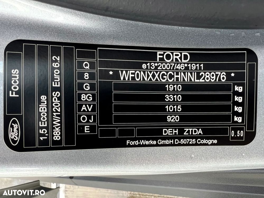 Ford Focus 1.5 EcoBlue Titanium Business - 33