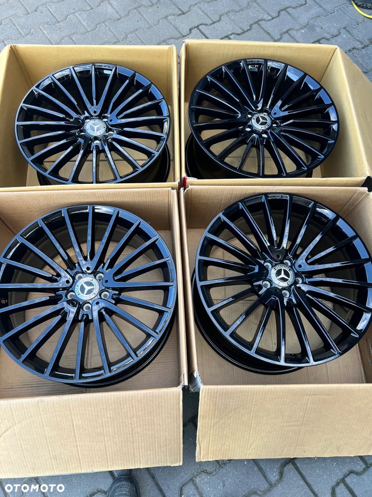 Oryginalne Black Piano W223 S klasa Przód/Tył 21"  AMG - 2