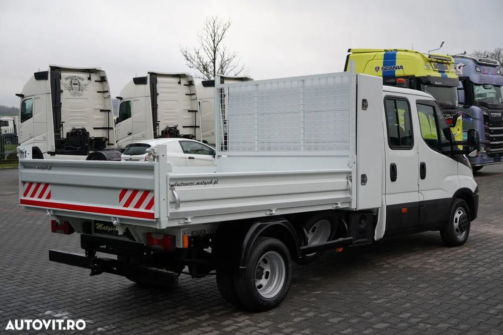 Iveco DAILY 35-140 / BASCULATOR / CU TRACȚIE MÂNĂ / DOUĂ TRACȚII / MANUAL / 6 LOCURI / - 15