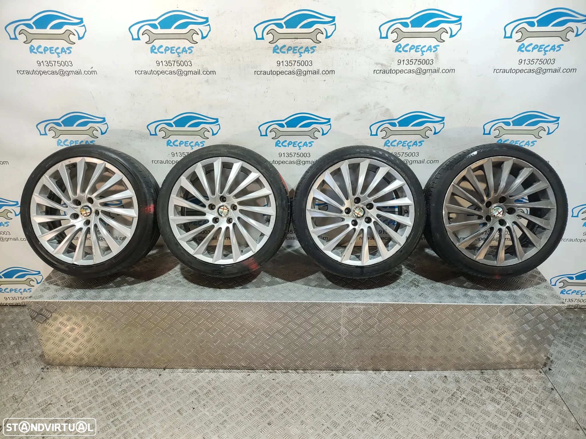 Conjunto Jantes 18 Originais Alfa Romeo Giulietta 7,5J ET41 5x110 - 1