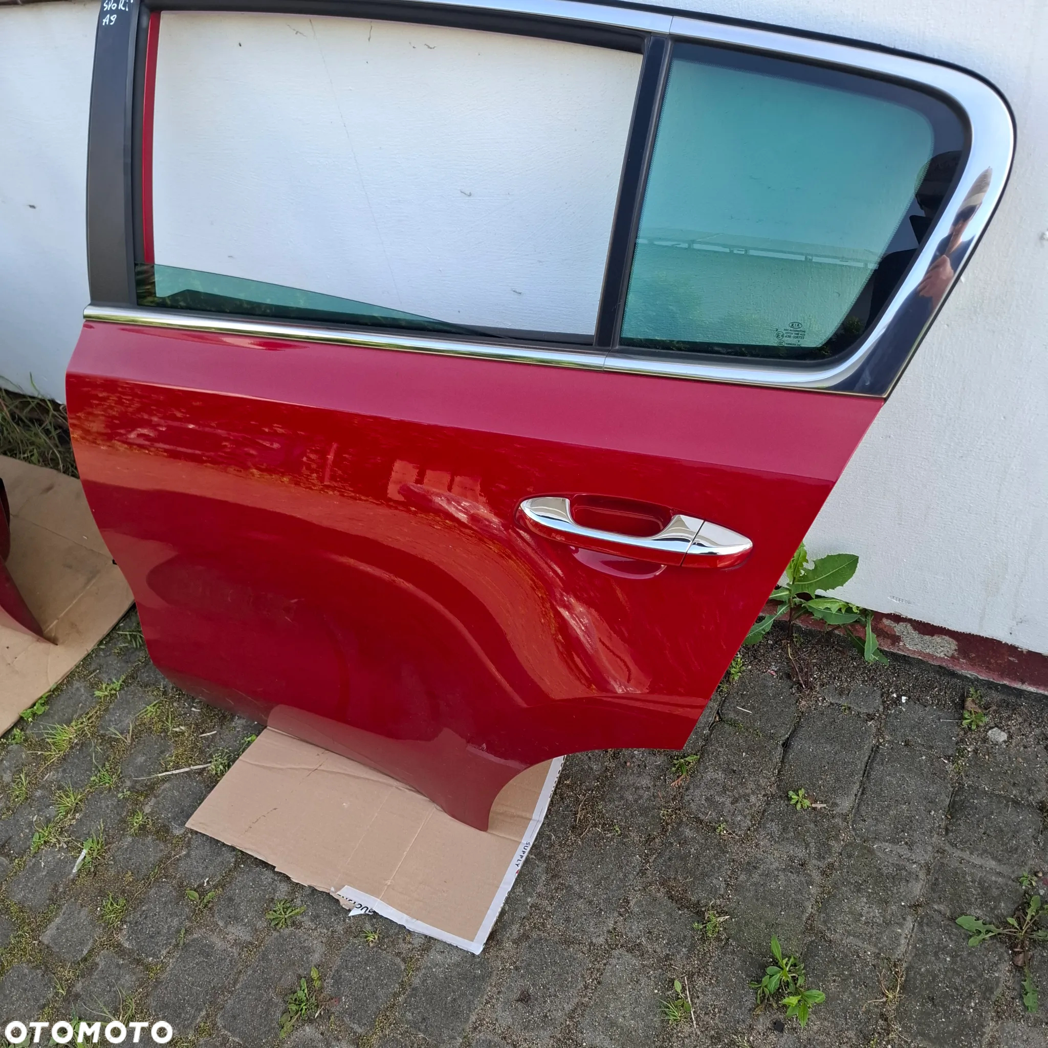 KIA SPORTAGE IV 4 15- 18- DRZWI PRZÓD LEWE TYŁ LEWE LEWA STRONA A9 CZERWONE - 12