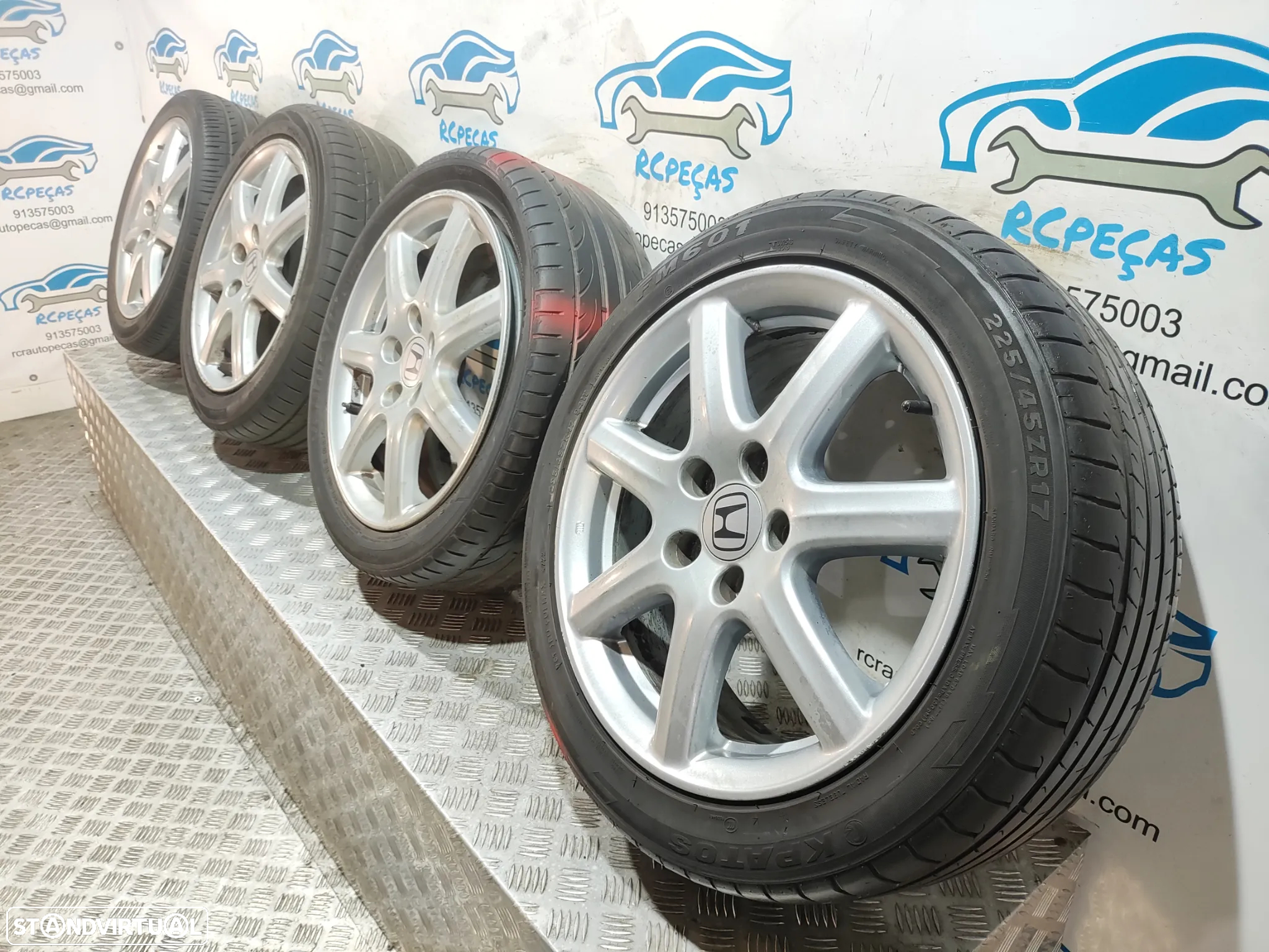 Conjunto Jantes 17 Originais Honda Civic 8 VIII FK 7J ET55 5x114,3J - 10