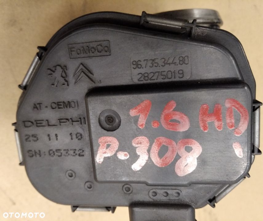 Peugeot 308 3008 5008 Partner Citroen C4 DS3 Ds4 C5 X7 1.6 HDI tdci przepustnica 9673534480 9807238580 - 2