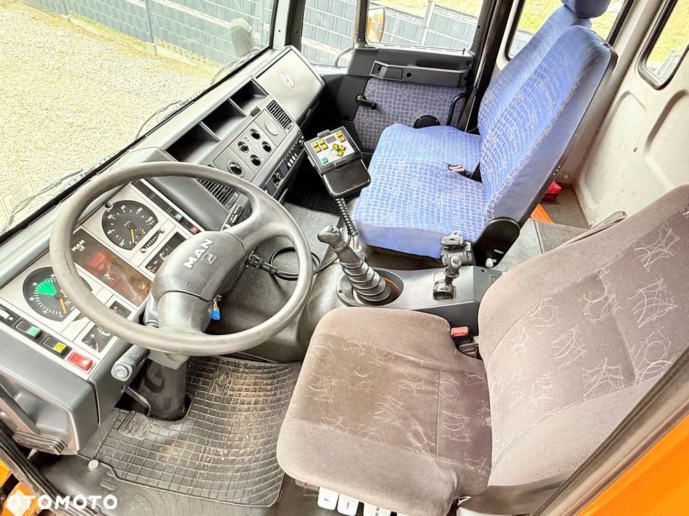 MAN * MAN 10-220 * Pług * Kiper Wywrotka Meiller * 4x4 * Zimowe Utrzymanie * Unimog * - 14