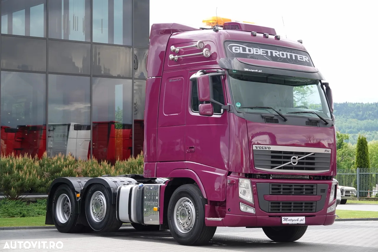 Volvo FH 540 / PUSHER / Tractor cu 3 axe / RETARDER / I-PARK COOL / AXIE LIFTING DIRECȚIE / PIELE / IMPORTAT - 4