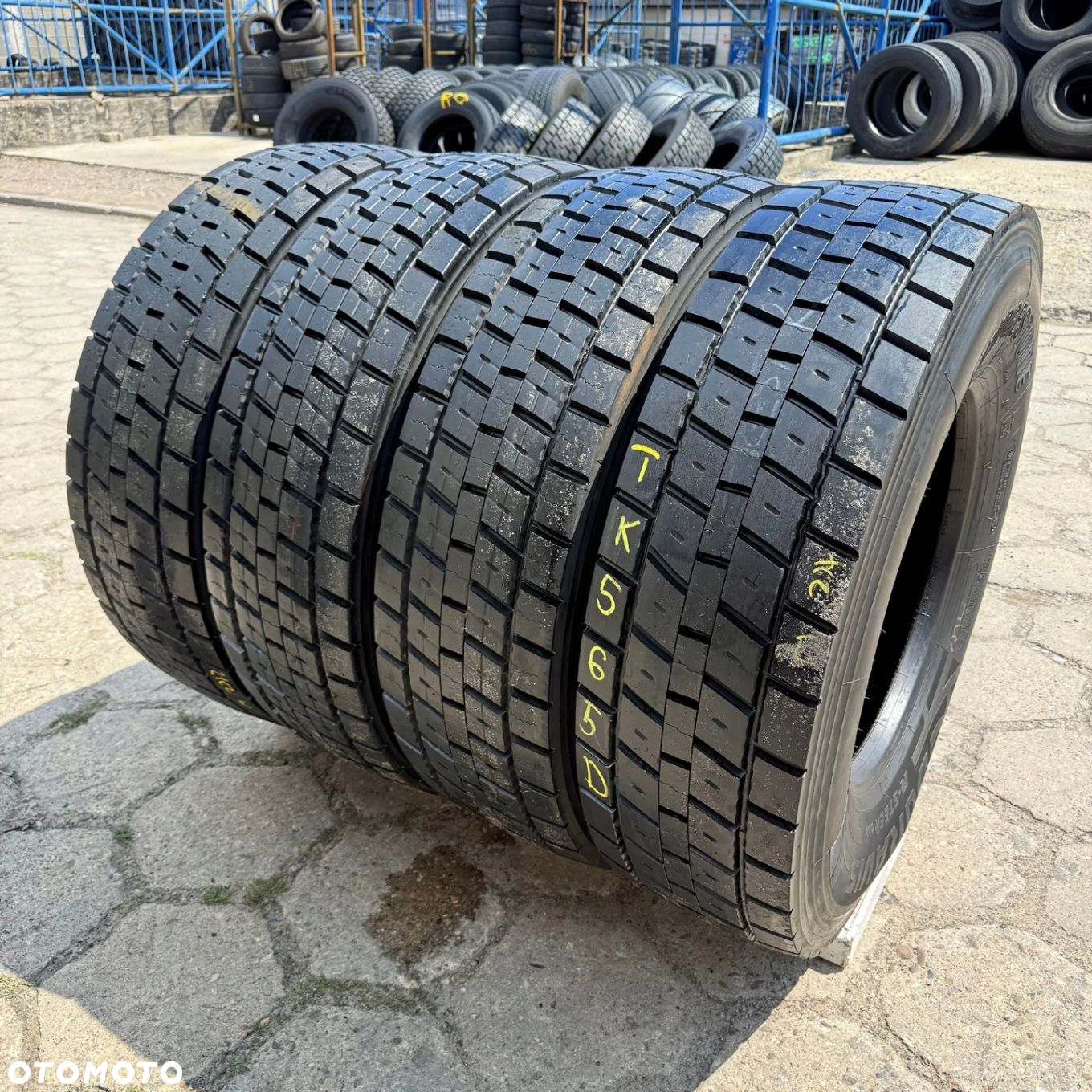 315/80R22.5 BRIDGESTONE 10-12mm NAPĘD KOMPLET OPONY CIĘŻAROWE TYŁ TK565 - 6
