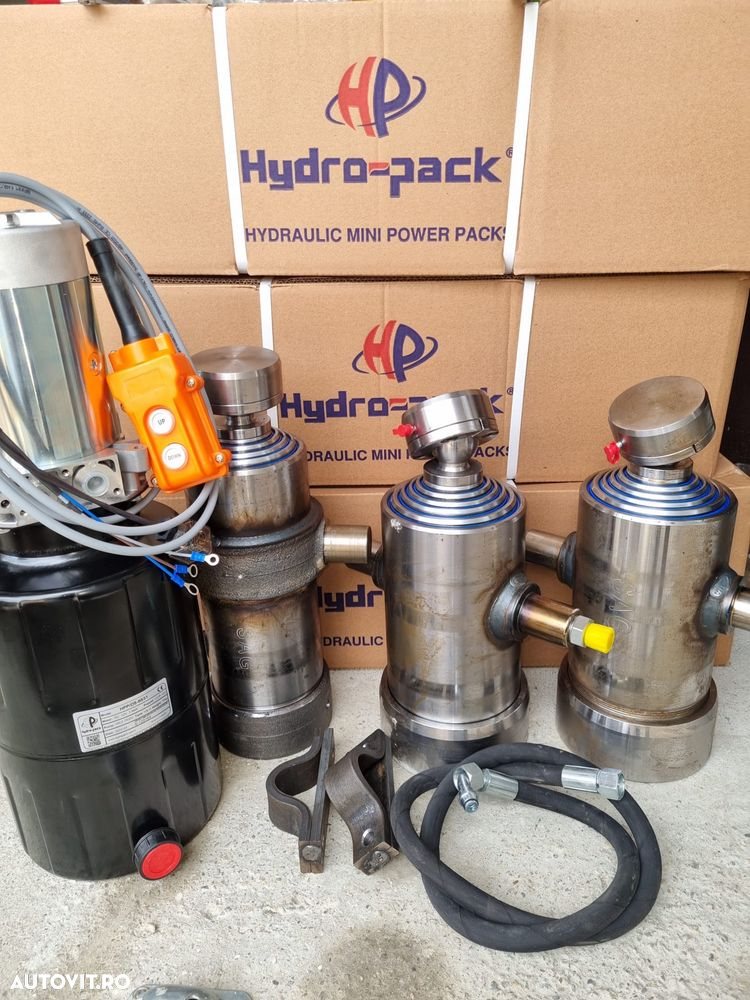 Sistem basculare hidraulic electric ,kit complet basculare autoutilita - 2