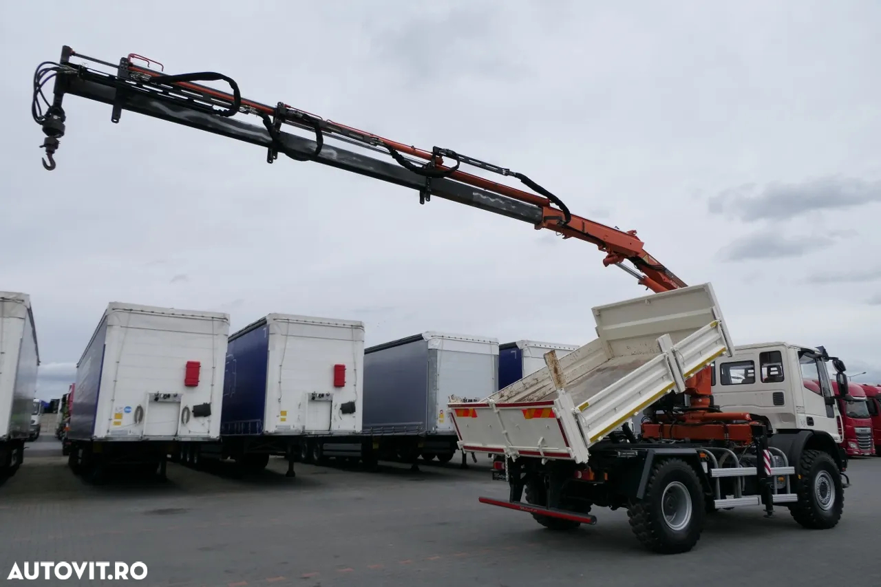 Iveco EUROCARGO 150E25 / 4X4 / BASCULANTE + HDS TEREX 120.2 E / PENTRU INDUSTRIA ELECTRICĂ / RADIO CONTROL / 67.000 KM KILOMETRAJ - 6