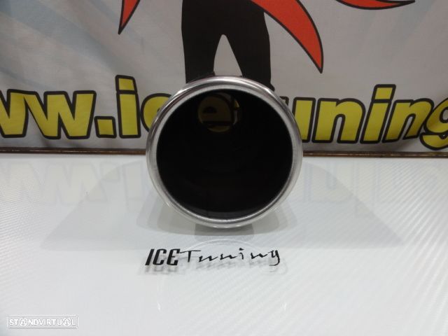 Ponteiras De Escape XXL Redonda 110mm X 240MM 100% Inox - 7