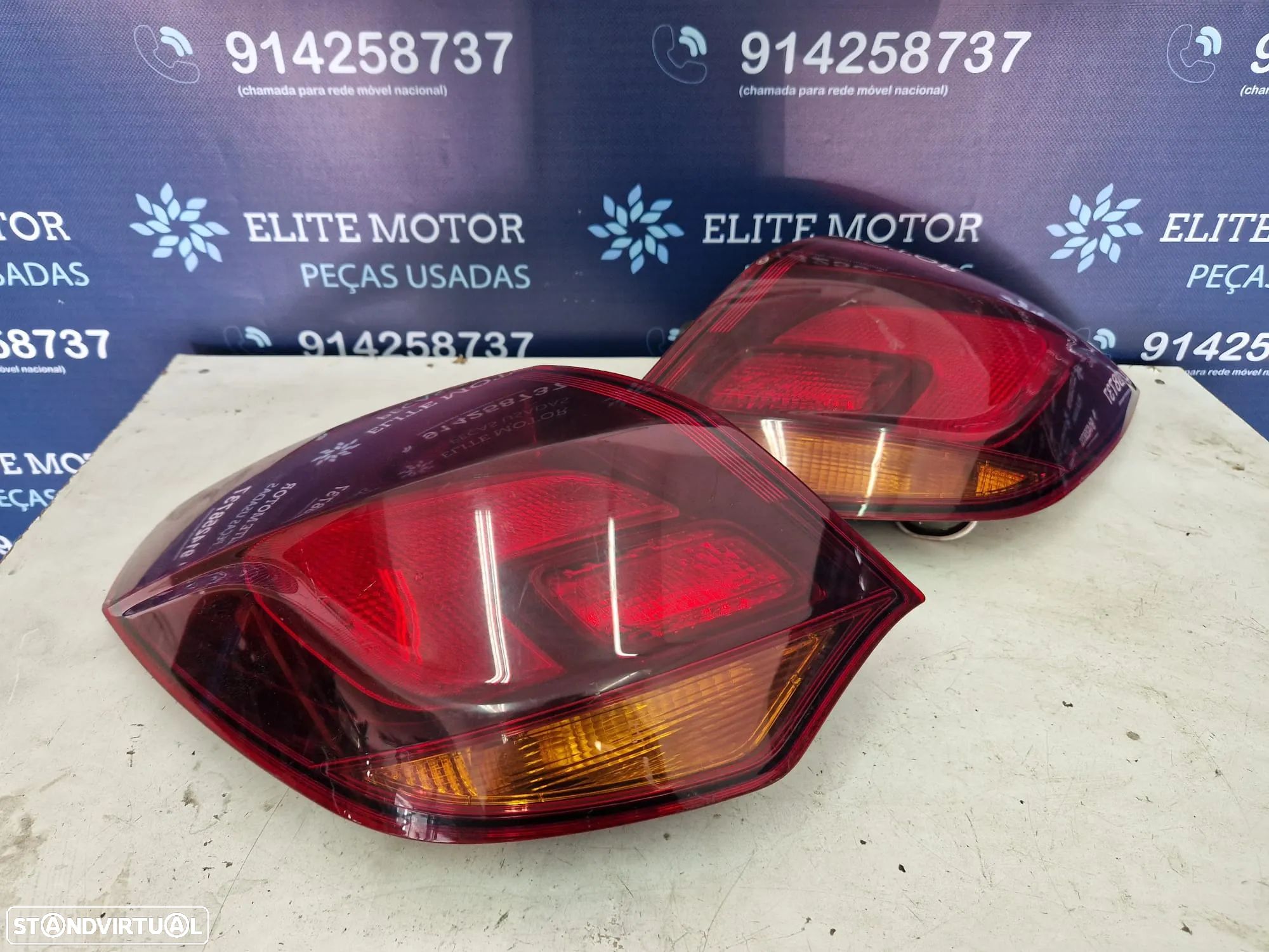 Farolins usados OPEL ASTRA J 5 PORTAS CARRO farolim - 1