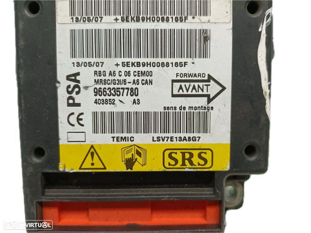 Centralina Airbags Citroën C2 (Jm_) - 6