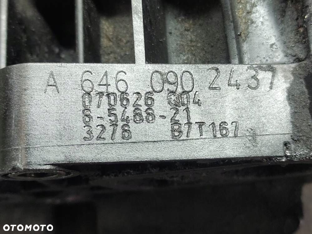 KOLEKTOR SSĄCY  MERCEDES-BENZ W211 E200 CDI A6460902437 - 2