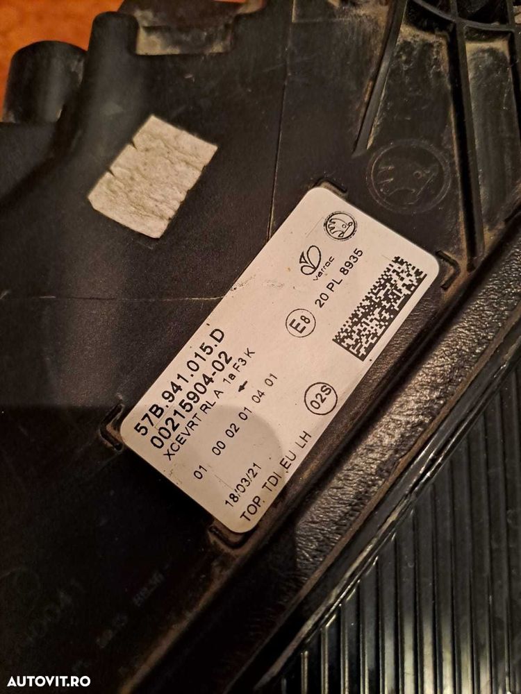 Far stanga original full led Skoda Karoq cod 57B941015D - 6