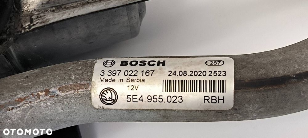 MECHANIZM WYCIERACZEK PRZÓD SKODA OCTAVIA IV 5E4955119 - 7