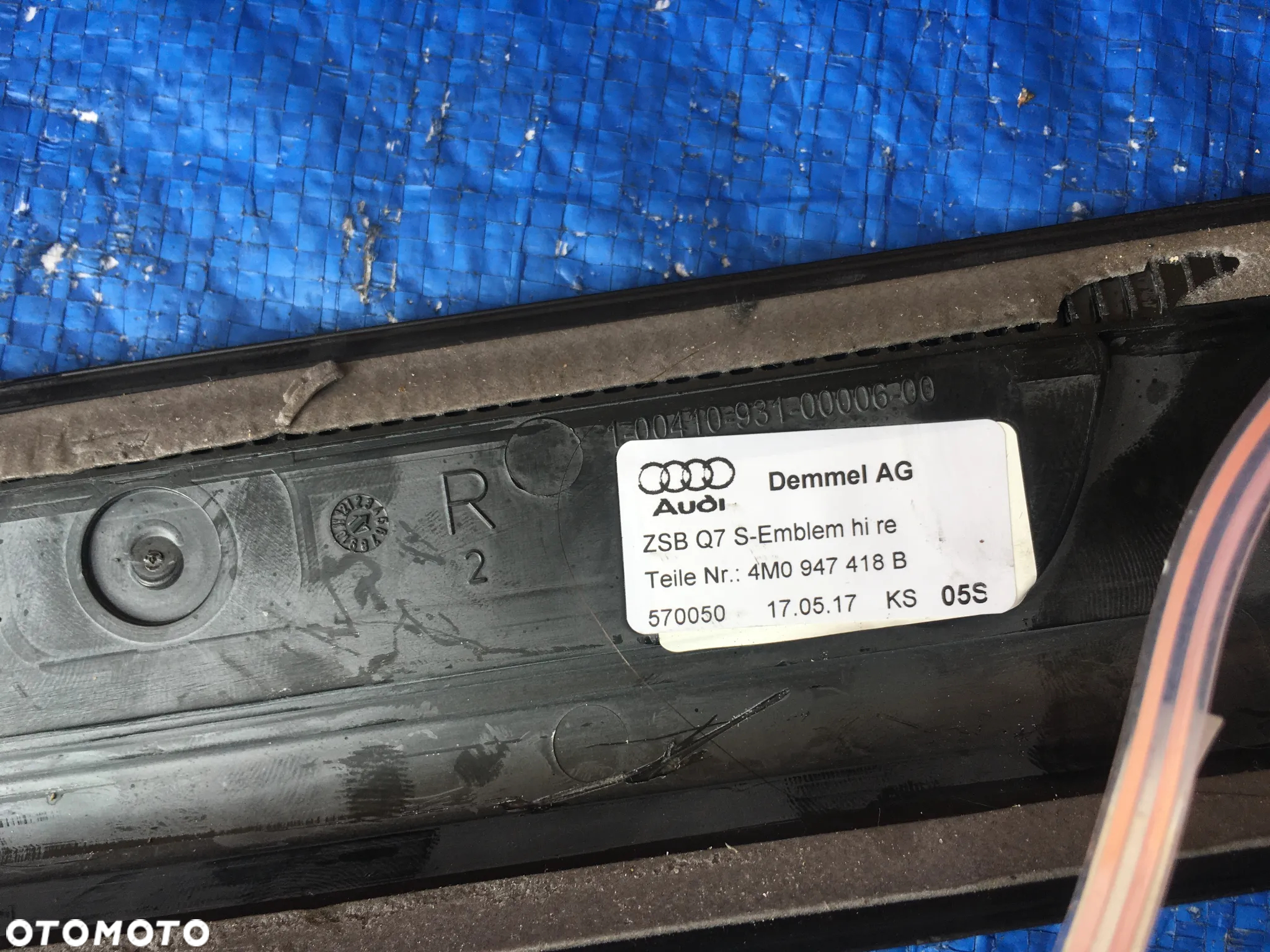 Audi Q7 4M Listwa Progowa Nakładka Na Próg Przód Tył Prawa Lewa - 12