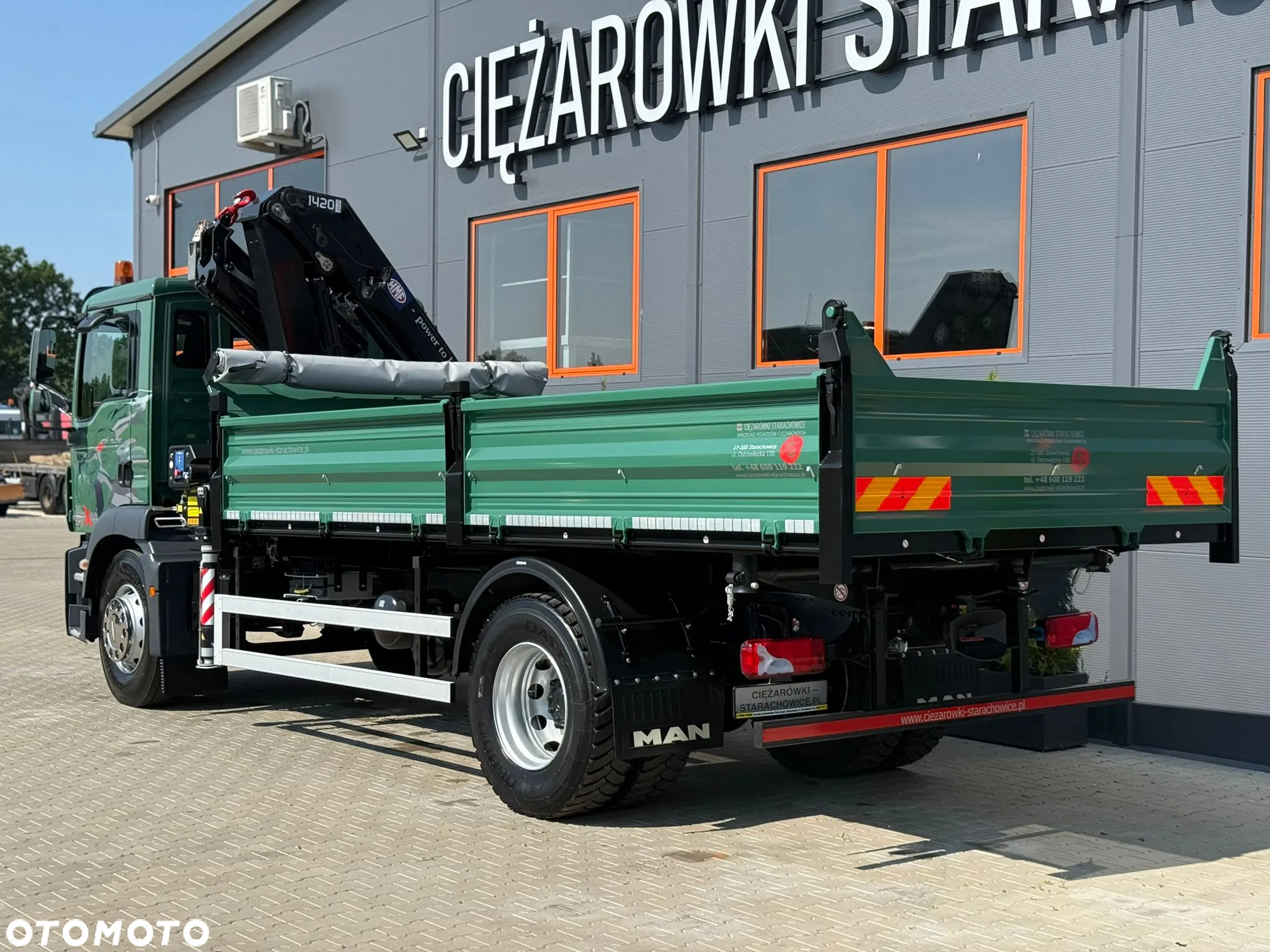 MAN TGM TGL TGS 18.250 // E5 // wywrotka 3-S + HDS HMF 1420 - K2 // budowlanka // energetyka //żuraw dzwig kran crane // Świeżo sprowadzony - 6