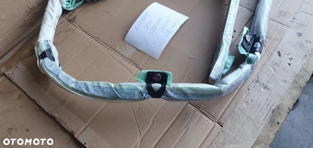 Kurtyna Airbag poduszka lewa VW Passat B6 3C0880741E - 6