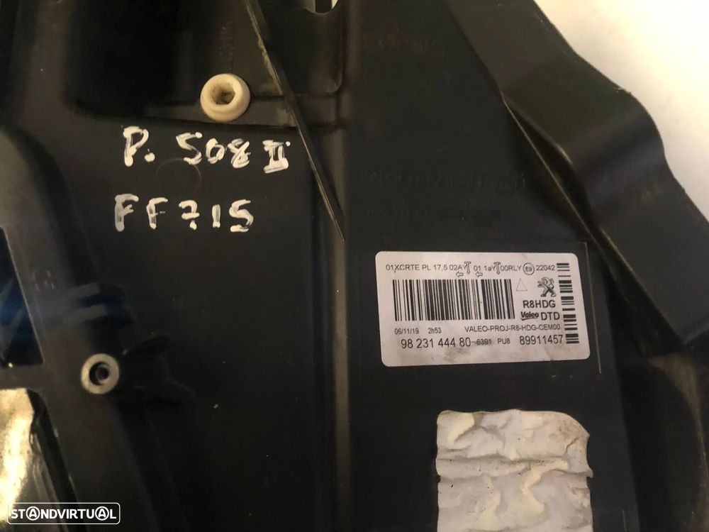 PEUGEOT 508 II FAROL LED DIREITO - FF715 - 7