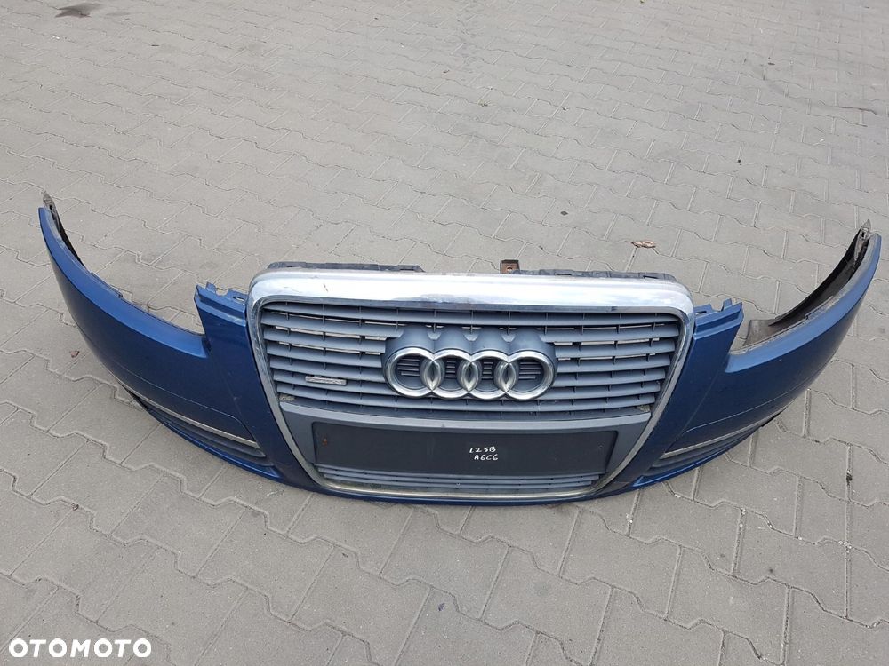 AUDI A6 C6 04-07r ZDERZAK PRZÓD GRILL LZ5B - 2
