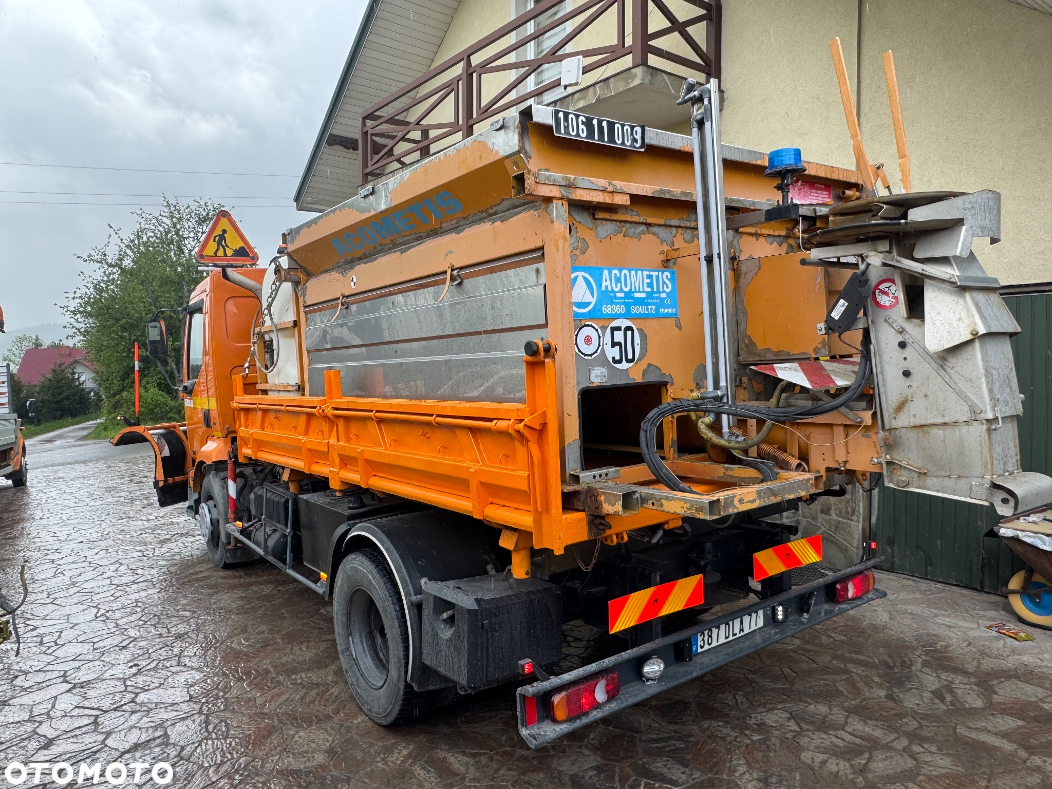 Renault Midlum 180dCi specjalny wywrotka z hds piaskarka pług kompletny zestaw do odśnieżania - 6