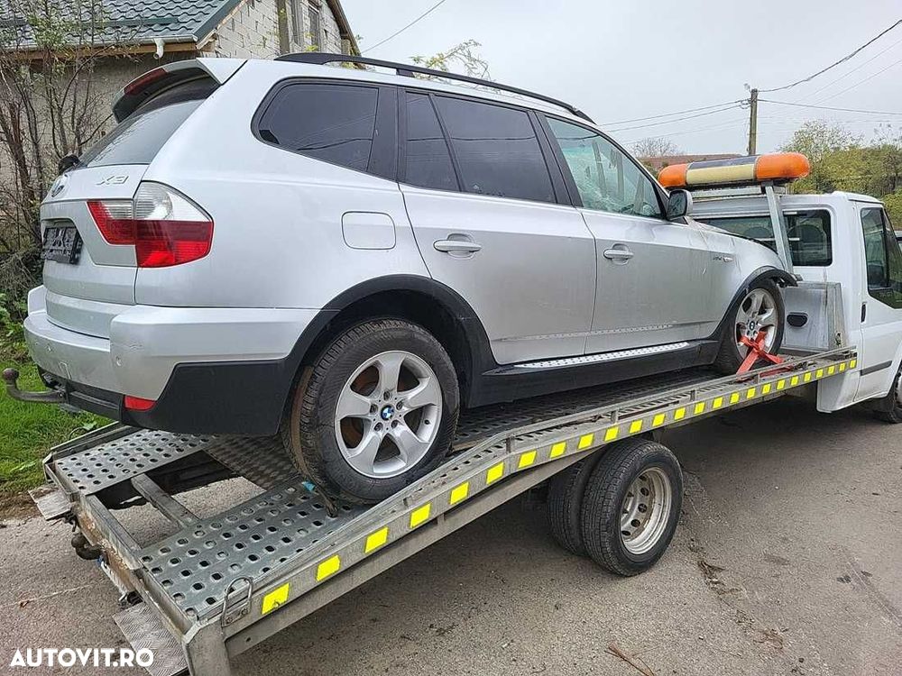Jante bmw x3 e83 cu cauciucuri pe 17 de iarna Yokohama aproape noi - 2