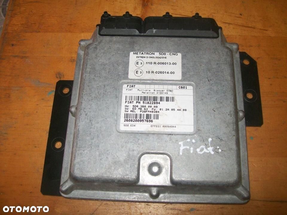 sterownik komputer Fiat 51822894 Multipla Bipower EOBD - 1