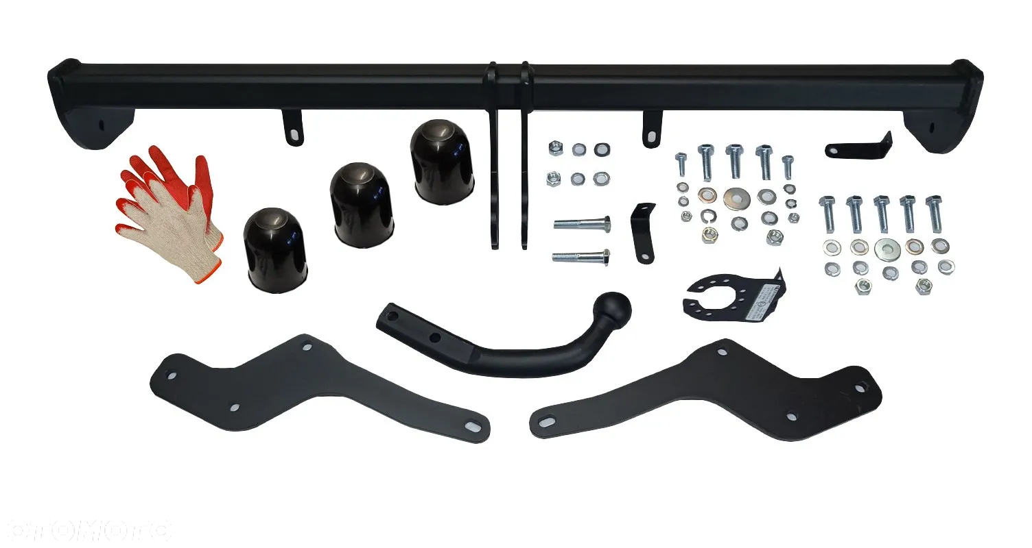 MARKOWY HAK HOLOWNICZY Z KULA ODKRĘCANĄ do DACIA SANDERO3 III od2020 STEPWAY+HATCHBACK HTB HB - 2