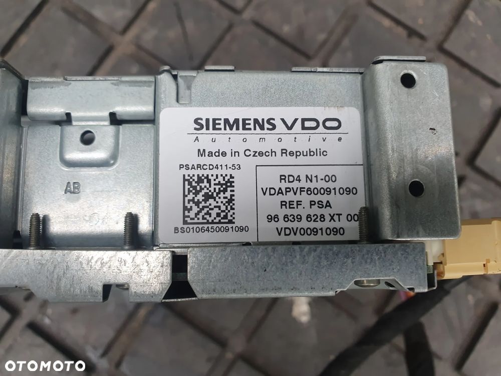 Radioodtwarzacz Citroen Jumpy II 96639628XT PEUGEOT 207 - 2