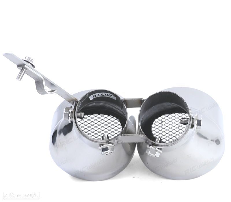 PONTEIRAS DE ESCAPE MERCEDES C W203 00-07 CROMADO - 2