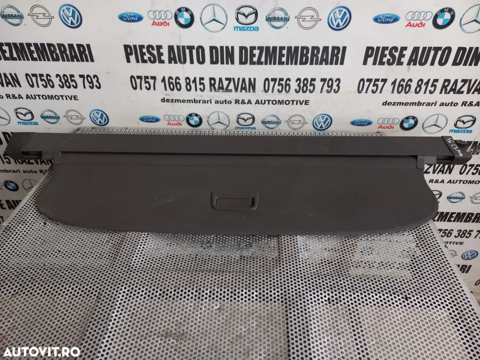 Rulou Acoperitoare Portbagaj Audi A6 4G C7 Combi Variant Maro Original An 2011-2012-2013-2014-2015- - 4