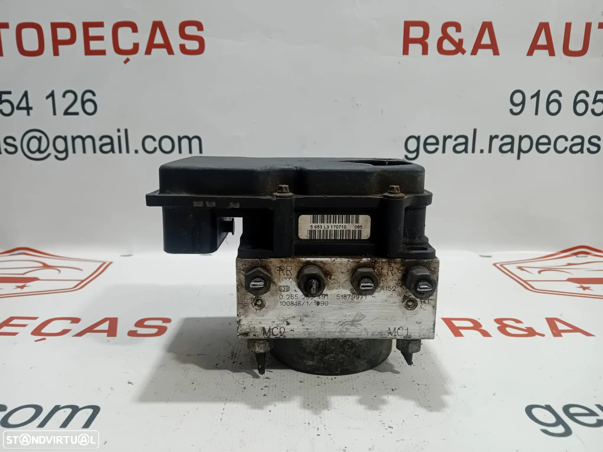 Módulo Abs Citroen Nemo Fiat Fiorino 0265232491 Original - 3