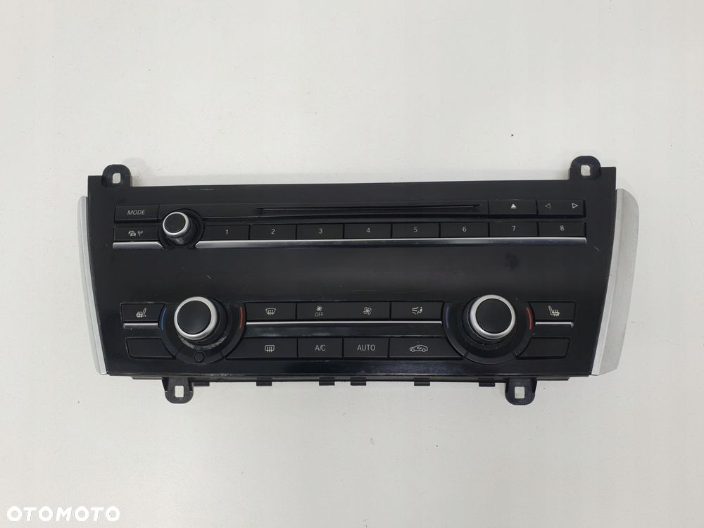 BMW F10 F11 PANEL REGULACJA NAWIEWU RADIA 9306205 - 1