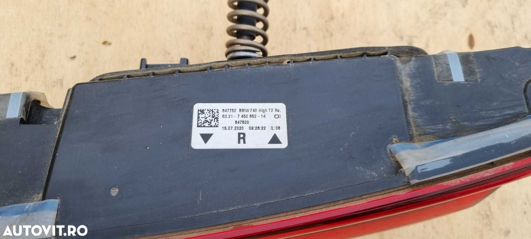 Stop lampa tripla haion stanga dreapta BMW seria 1 F40 - 3