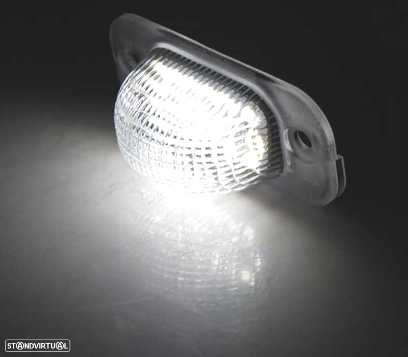 LUZES DE MATRICULA LED VOLKSWAGEN VW GOLF II JETTA II SEAT TOLEDO 1L - 2