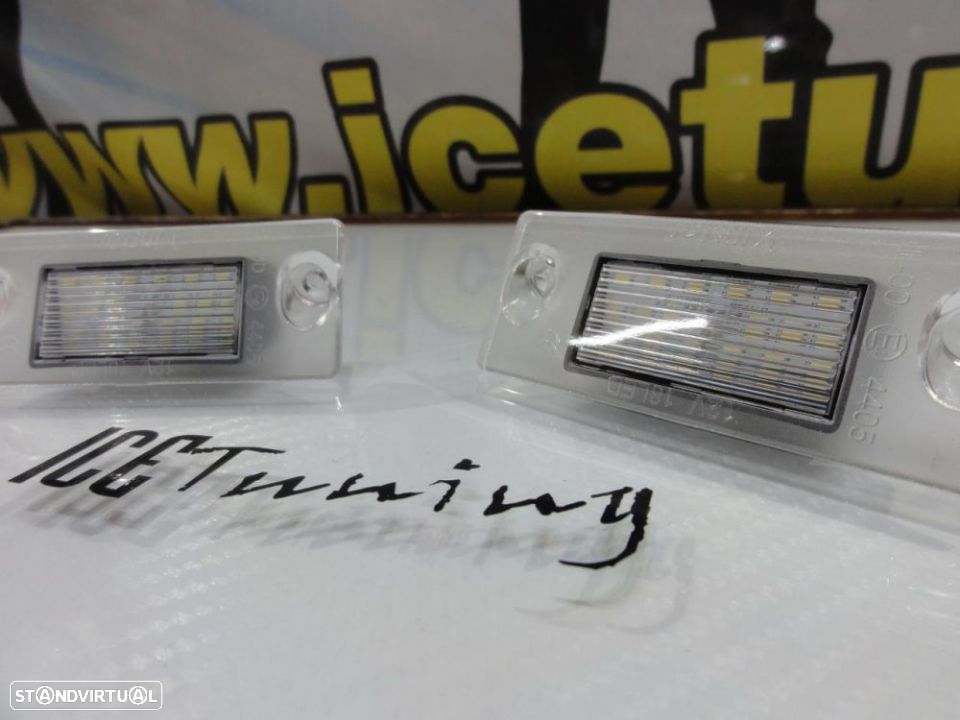 Suporte De Lâmpada De Matricula Com Led Branco Audi A4/S4 B5 95-01, A3 8L, S5 B5 A3 8L/S3/Sportback 97-03 - 7