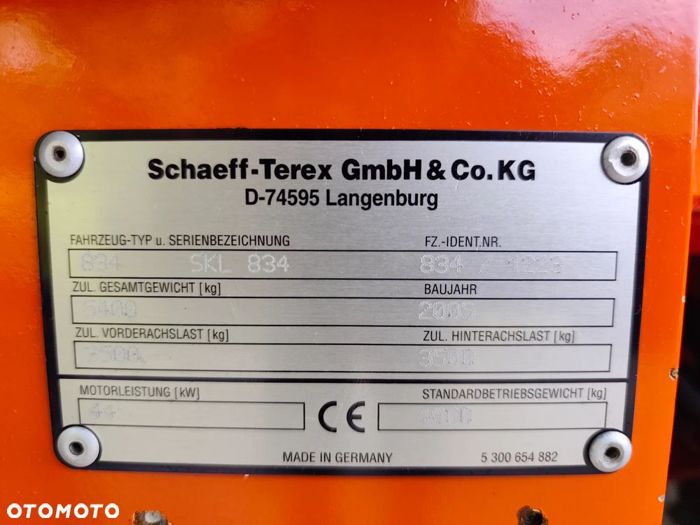 Schaeff Terex/Skl834/Łyżka szczęka+Widły/ - 13