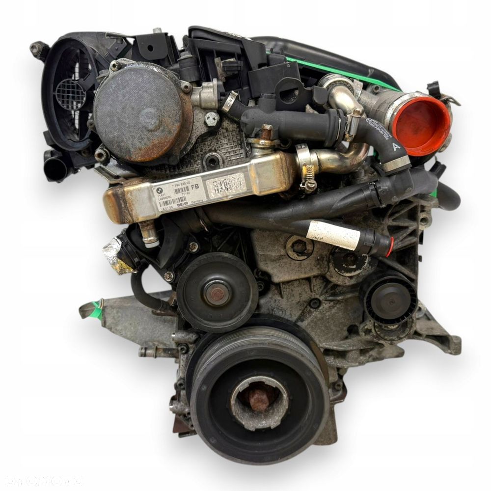 SILNIK M47D20 BMW E90 E91 2.0 D DIESEL 204D4 diesel kompletny 163 444km - 4