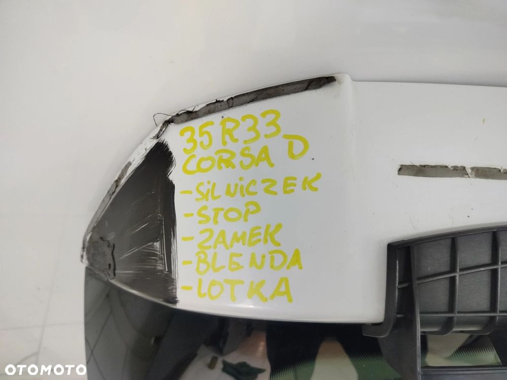 OPEL CORSA D 5D OPC LINE 06R- KLAPA BAGAŻNIKA TYŁ TYLNA Z474 - 15