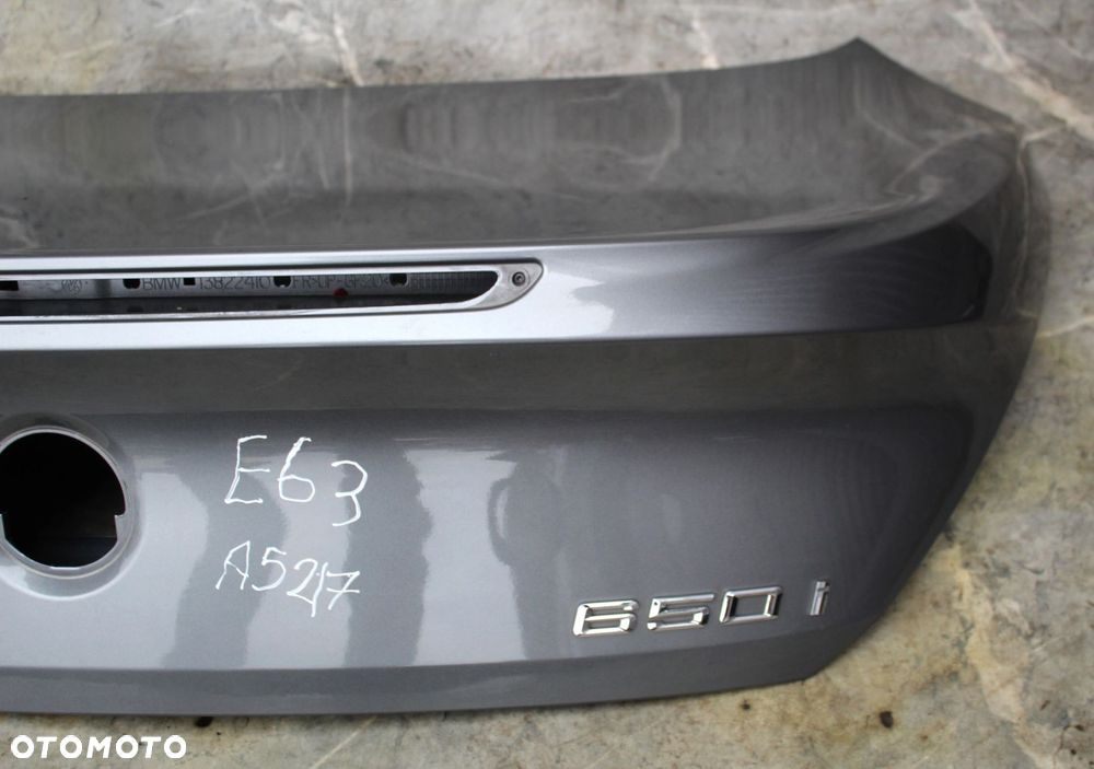 KLAPA BAGAŻNIKA BMW E63 A52 SPACEGRAU - 3