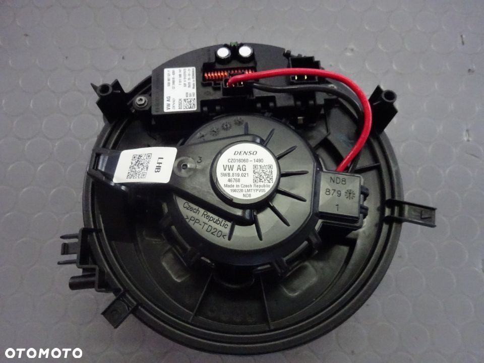 5WB819021 5Q0907521F dmuchawa wentylator VW Passat B8 golf VII czesci - 2
