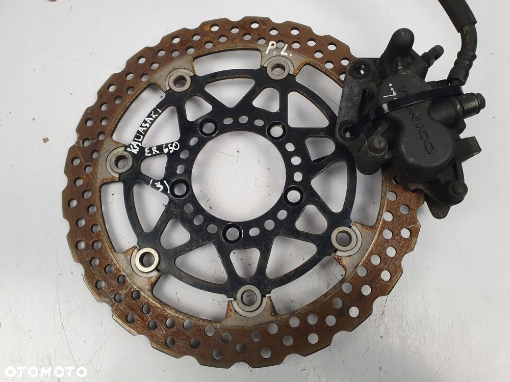 LEWA TARCZA HAMULCOWA ZACISK PRZÓD kawasaki ER-6 ER6 ER650 06-09 przedni - 6