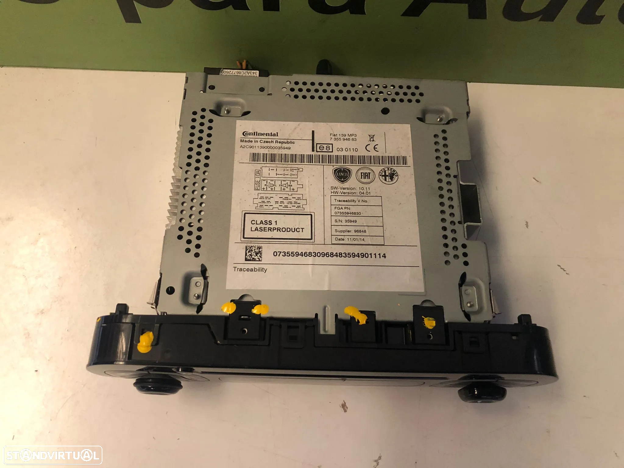 FIAT PANDA AUTO RADIO - R154 - 2