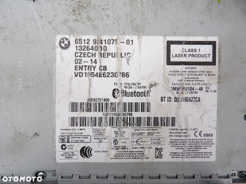 BMW RADIO NAWIGACJA - 9341075 - 1