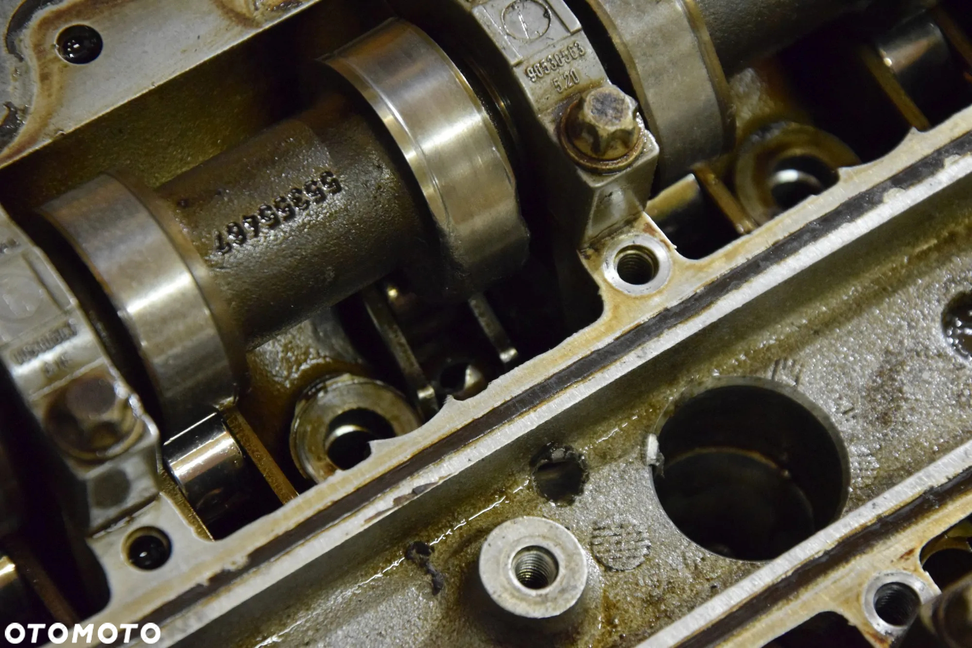 Opel 1.4 1.2 Z14XEP Z12XEP Głowica 55355430 Do naprawy, uszkodzona - 5
