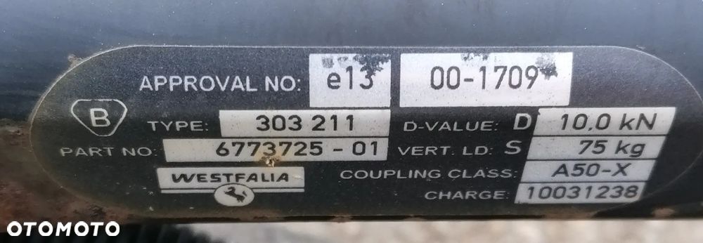 BMW 3 E91 09r HAK HOLOWNICZY ELEKTRYCZNY 6773725 WESTFALIA - 3