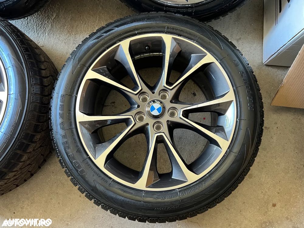 Jante BMW 19 R19 X5 X6 E53 E70 E71 F15 F16 anvelope iarna toate 4 aceasi marime - 4