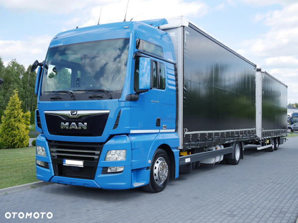 MAN TGX 18.420 TANDEM ZESTAW PRZEJAZDOWY 120 M3