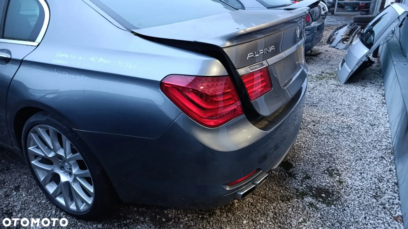 33113 BMW 7 F02 Alpina 2011 rok NA CZĘŚCI silnik 4.4 V8 N63B4400 408 KM skrzynia GA6HP26Z lakier A52 - 21