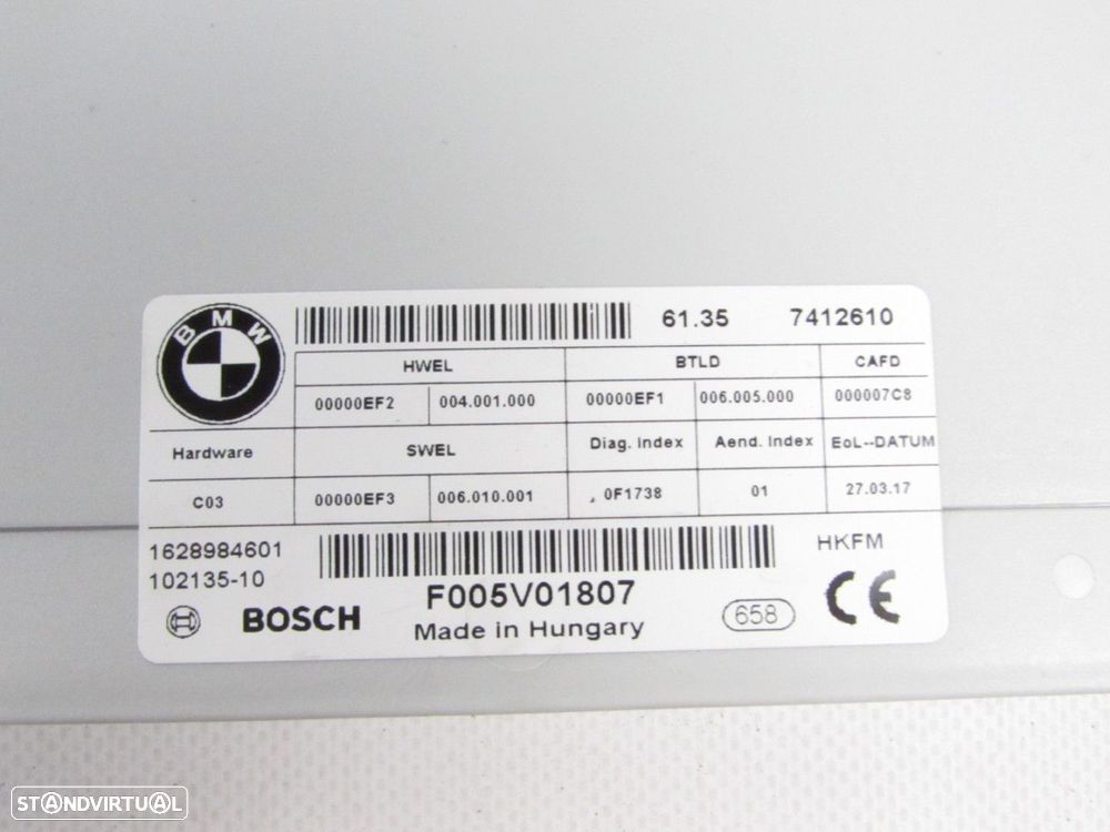 Conjunto amortecedores de mala C/ MÓDULO P/ MALA AUTOMÁTICA  Seminovo/ Original... - 4