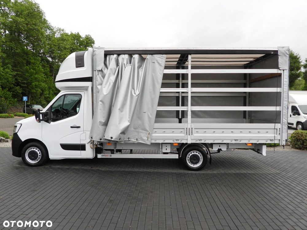 Renault MASTER PLANDEKA 10 PALET WEBASTO TEMPOMAT LEDY PNEUMATYKA KLIMATYZACJA  165KM - 9